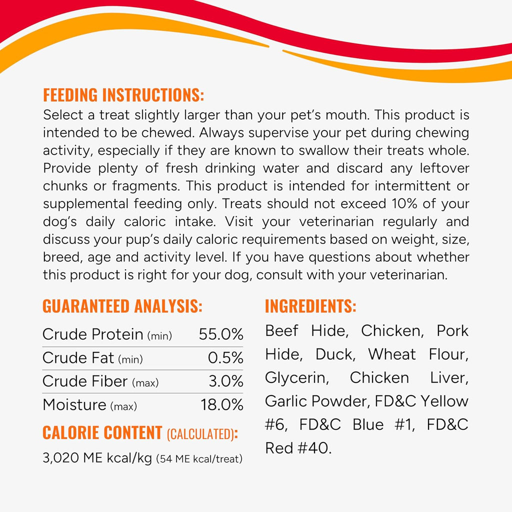 Good ‘n’ Fun Triple Flavor Kabobs Chews for All Dogs, 24 Ounces, Treat Your Dog to Long-Lasting Chews Made from Beef Hide, Real Chicken, Pork Hide, Duck and Chicken Liver