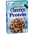 Cheerios Protein Cereal, Cookies and Crème, 8g Protein, Family Size, 15 oz