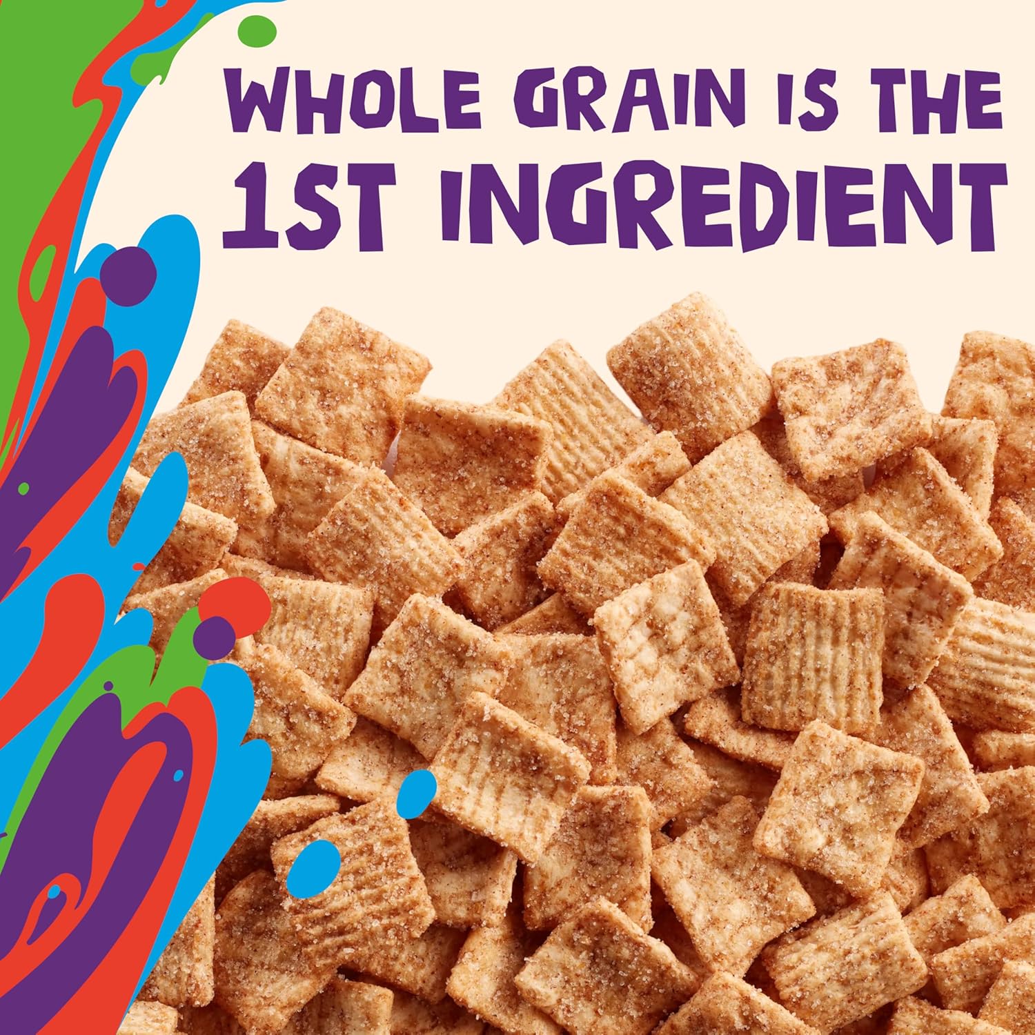 Cinnamon Toast Crunch Breakfast Cereal, Crispy Cinnamon Cereal, Mega Size, 27 oz