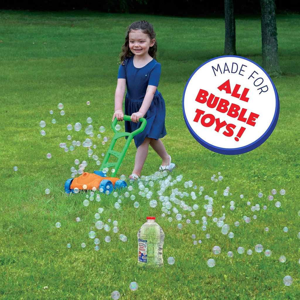 Little Kids Bubbles by Fubbles | Made in The USA | 64oz Non Toxic Bubble Solution | Refill Solution for Bubble Machines and Bubble Toys
