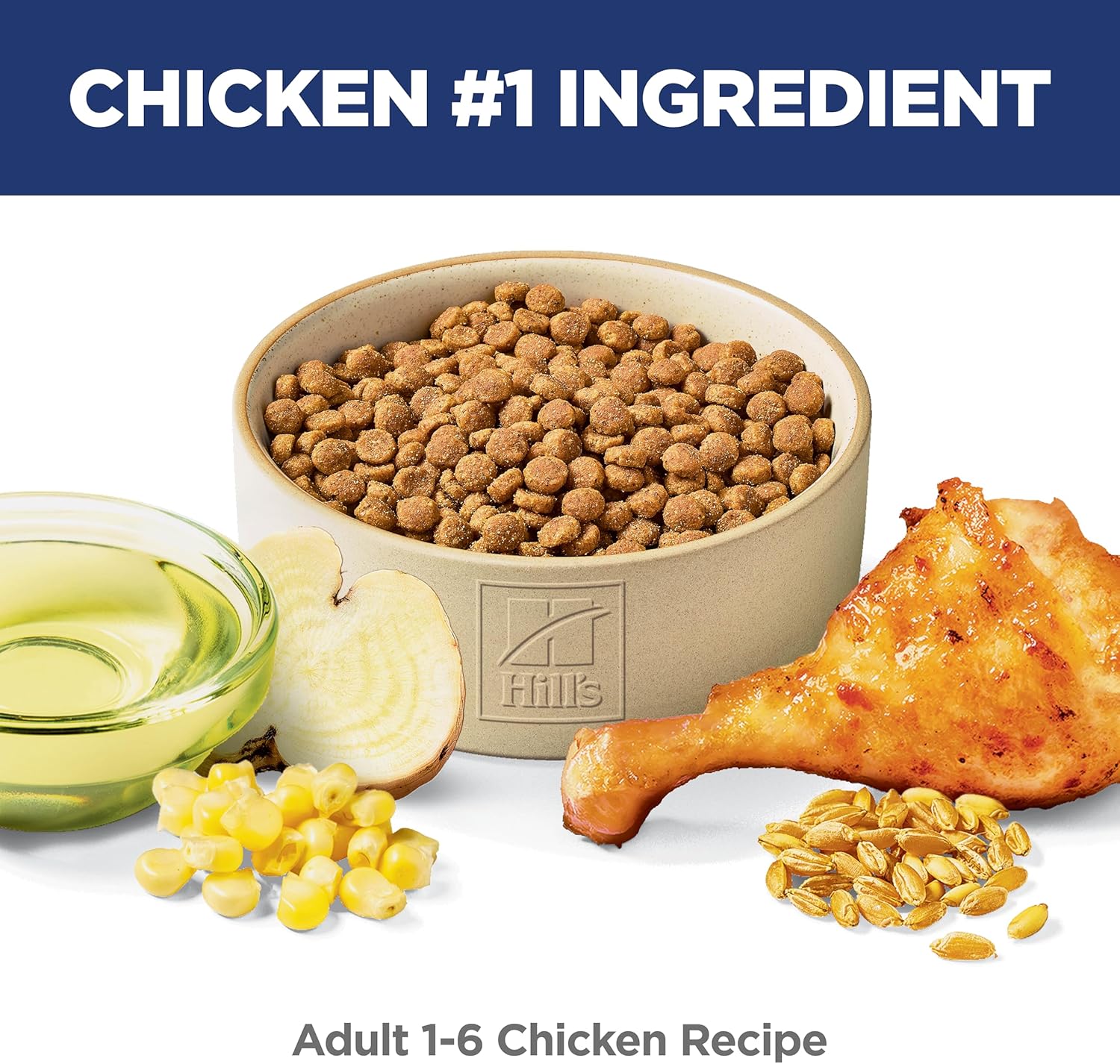 Hill's Science Diet Adult 1-6 Premium Nutrition Dry Cat Food, Chicken Recipe, 7 lb. Bag