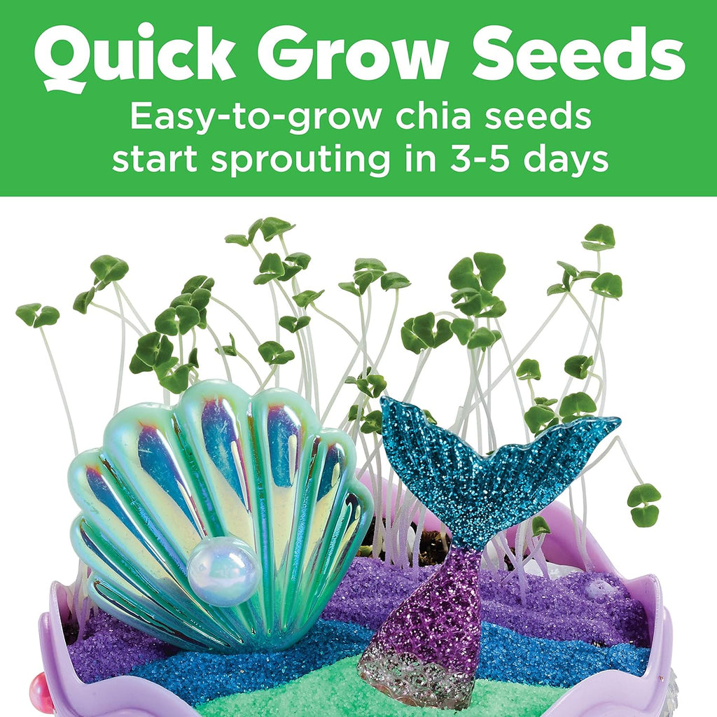 Creativity for Kids Mini Garden: Mermaid Terrarium Kit - Mermaid Gifts for Girls, Crafts and Toys, Stocking Stuffers for Kids (Ages 6+)