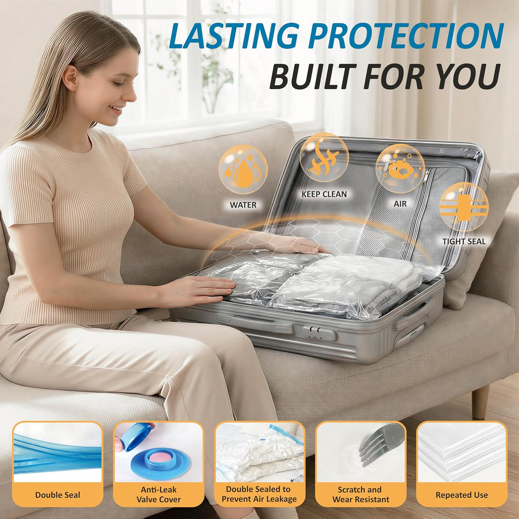 Vacuum storage bags